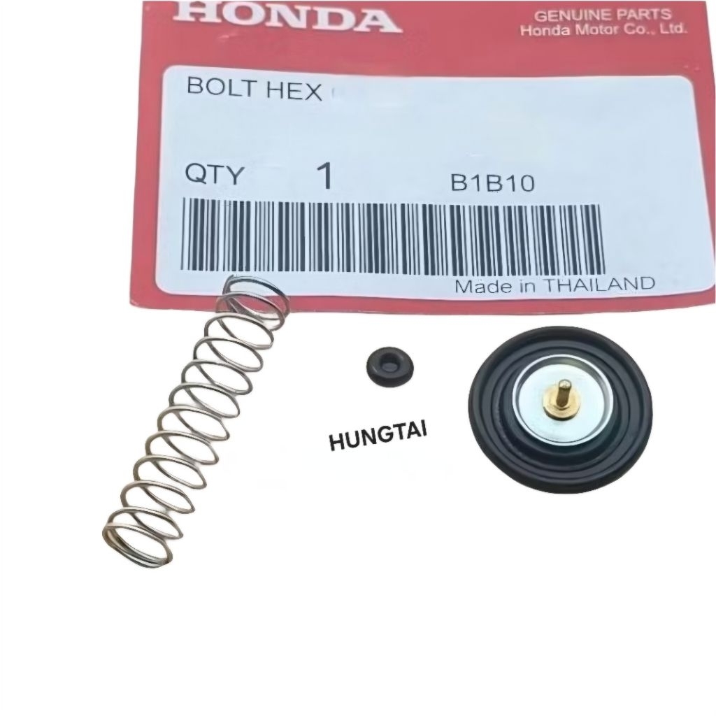 Bộ sin lò xo, van ngắt gió WAVE S110, RSX, BLADE, A110.... bình xăng con zin - Ảnh 4