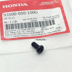 Ốc bắt cần kéo dây e, le gió WAVE Thái, ALPHA, ZX, FUTURE.... zin vít 5x10 93500-050-100G