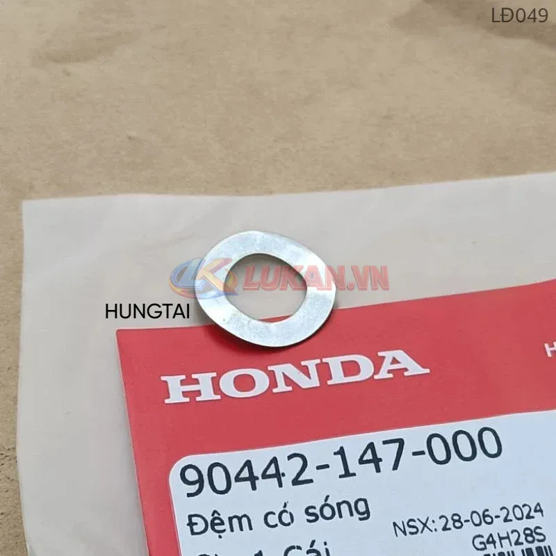 Đệm sóng, lông đền cần kéo dây e, le gió WAVE, FUTURE... zin Honda 90442-147-000 - Ảnh 3