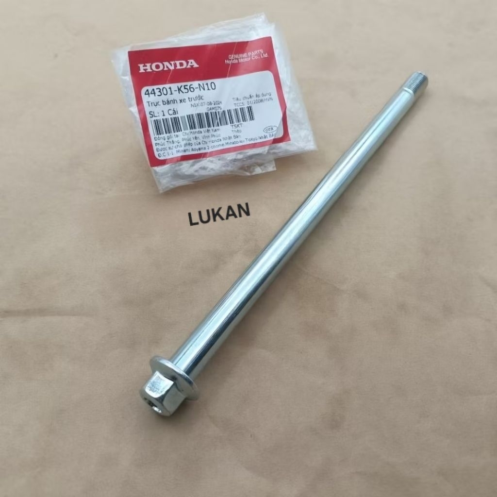 Trục cốt đùm bánh trước xe WINNER 150 zin chính hãng 44301-K56-N10 - Ảnh 2