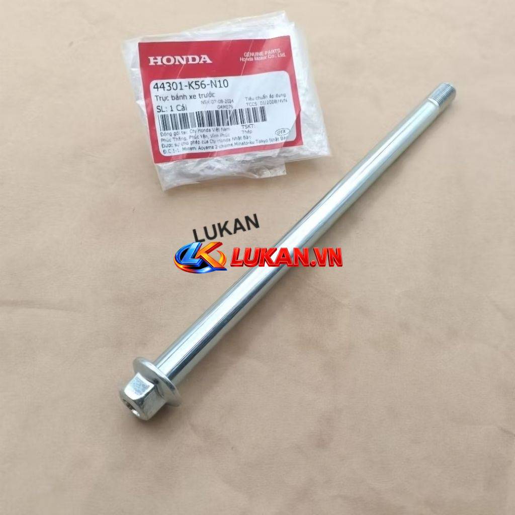 Trục cốt đùm bánh trước xe WINNER 150 zin chính hãng 44301-K56-N10