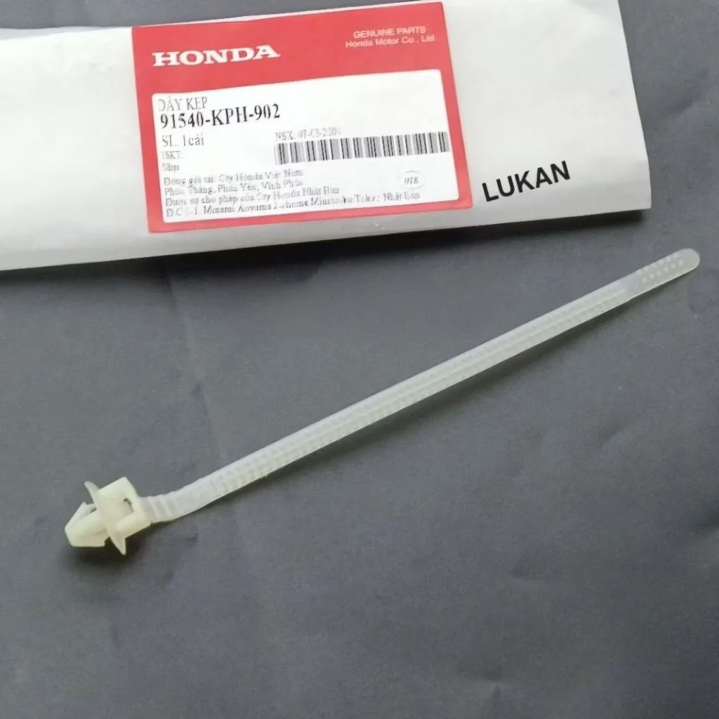 Sợi dây rút, kẹp dây điện sườn WAVE A, RS, S100, FUTURE 125... zin 91540-KPH-902