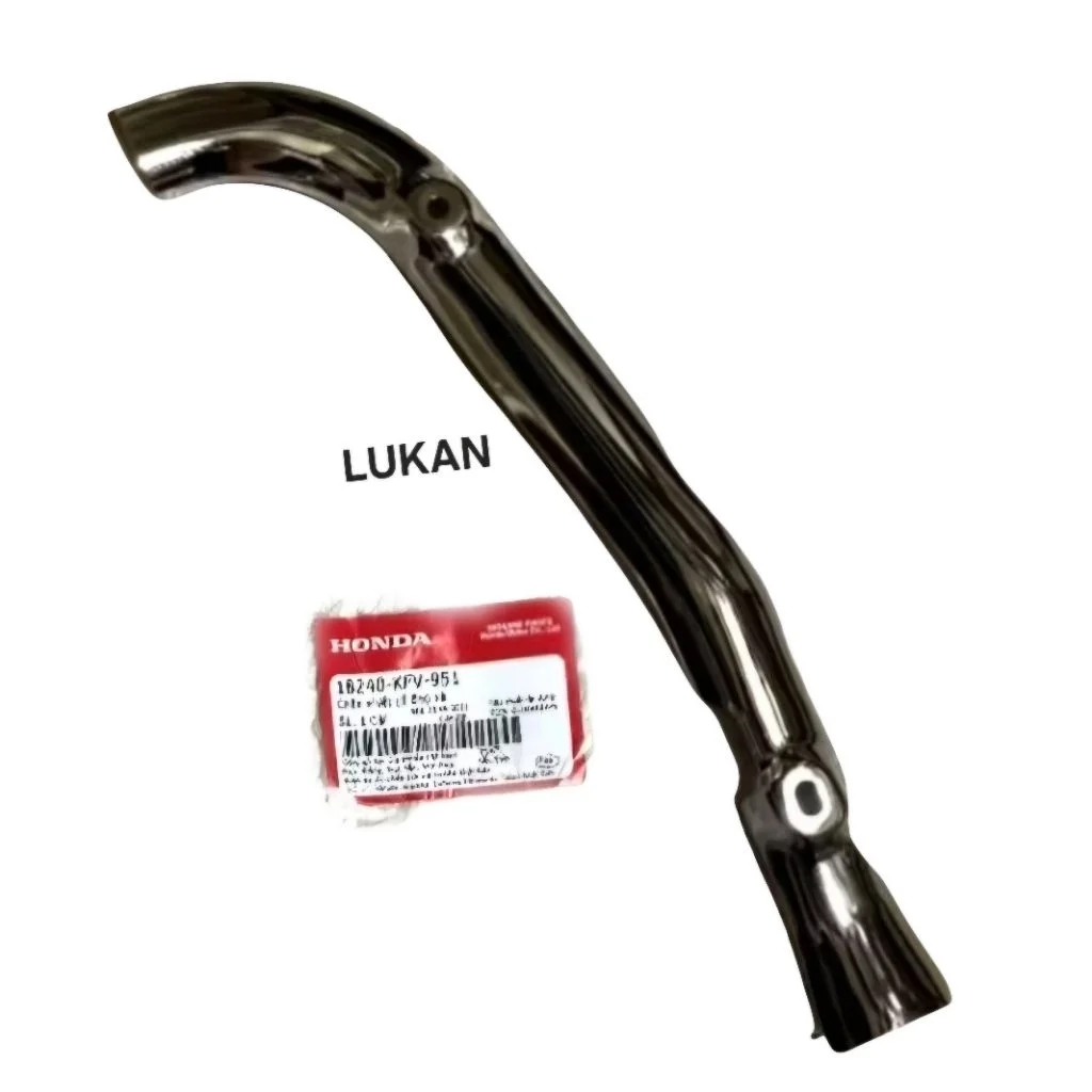 Ốp vĩ inox che cổ pô, ống xã xe Super DREAM zin Honda 16240-KFV-951 - Ảnh 2