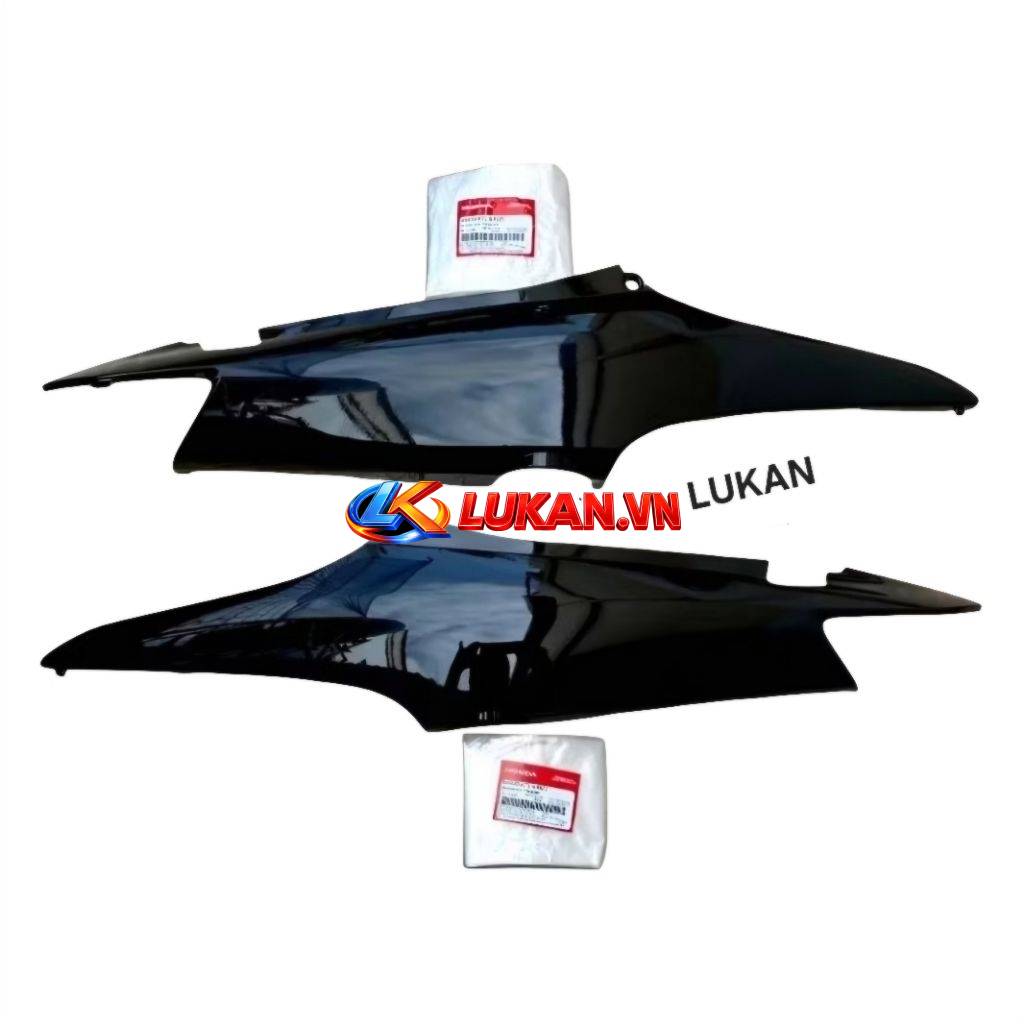 Cặp nhựa, võ ốp thân sườn áo WAVE A, ALPHA, S100... đen zin Honda