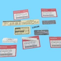 Bộ 6 tem dán thông số xe WAVE Thái 125... zin chính hãng