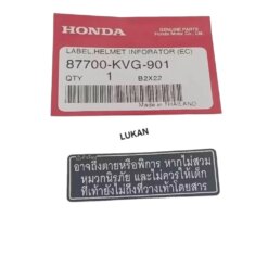 Tem thông số nhựa yếm khóa WAVE Thái 125.... zin chính hãng