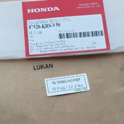 Tem thông số tải trọng WAVE ALPHA, ZX đời đầu zin Honda 87520-KRS-V50