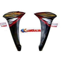 Cặp nhựa bửng cánh yếm ngoài WAVE S100 Đỏ đen zin Honda