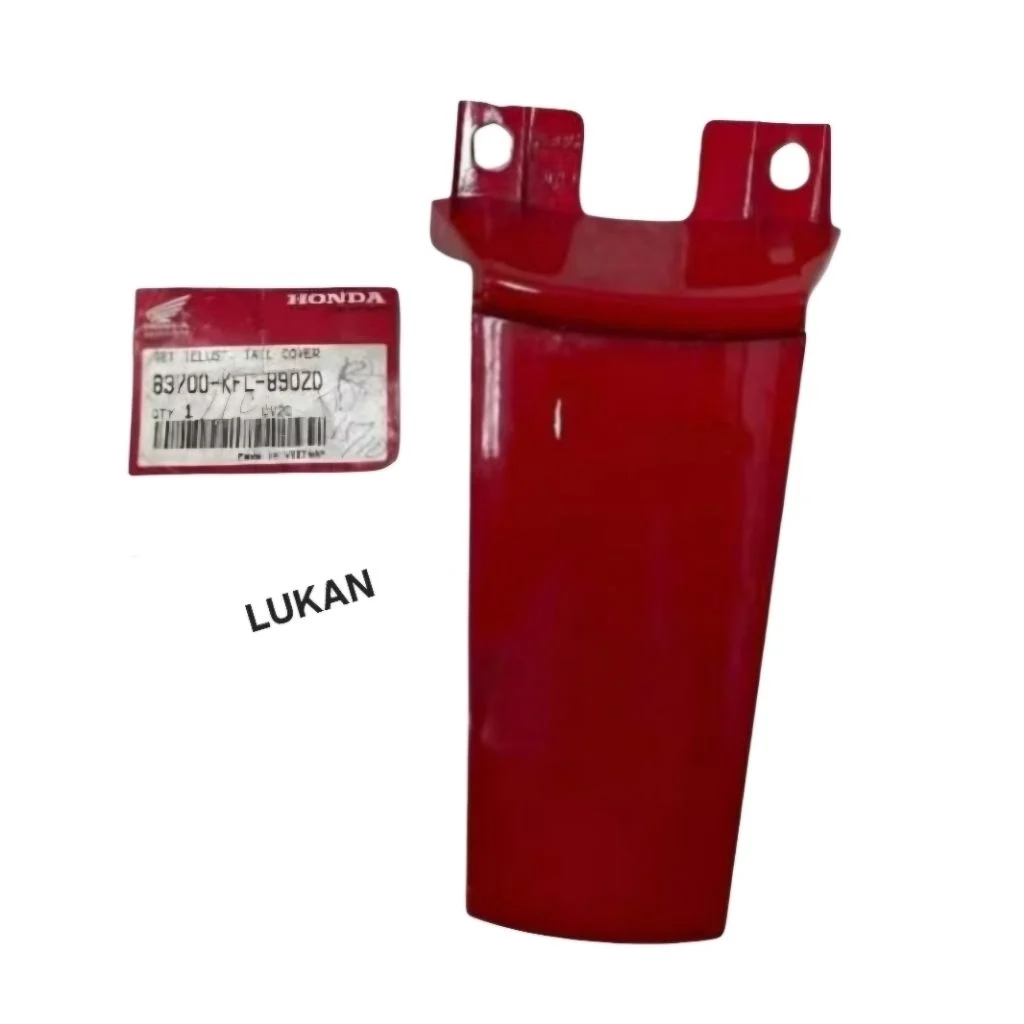 Nắp ốp võ nhựa đuôi, mu rùa FUTURE 1 đời đầu Đỏ đô zin Honda 83700-KFL-890ZD - Ảnh 2