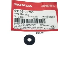 Lông đền cần kéo dây le, e gió WAVE Thái, ALPHA, ZX, FUTURE... zin đệm phẳng 5mm 94103-05700