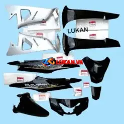 Bộ nhựa dàn áo, võ xe WAVE A, ALPHA 2016.... Đen zin Honda