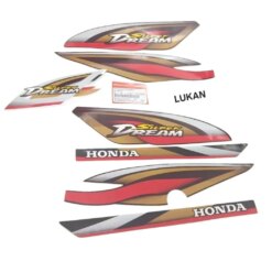 Bộ tem hình xoài dán xe Super DREAM Việt 2002-2006....