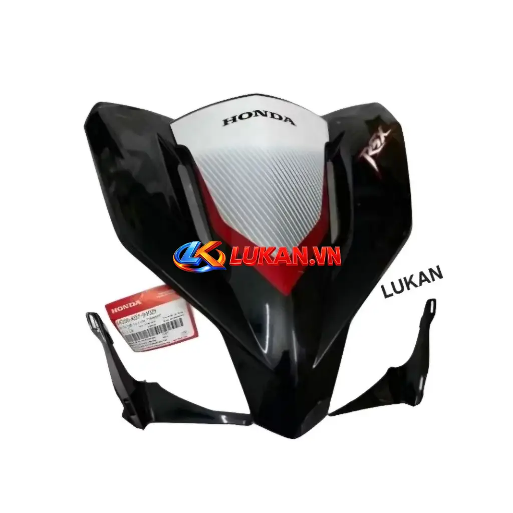 Nhựa ốp võ nhựa mặt nạ trước WAVE RSX 2012.... Đen trắng siêu nhân zin