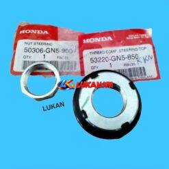Bộ ốc tán cổ, chảng ba tay lái DREAM, WAVE, FUTURE... zin Honda Thái 50306-GN5-900, 53220-GN5-850