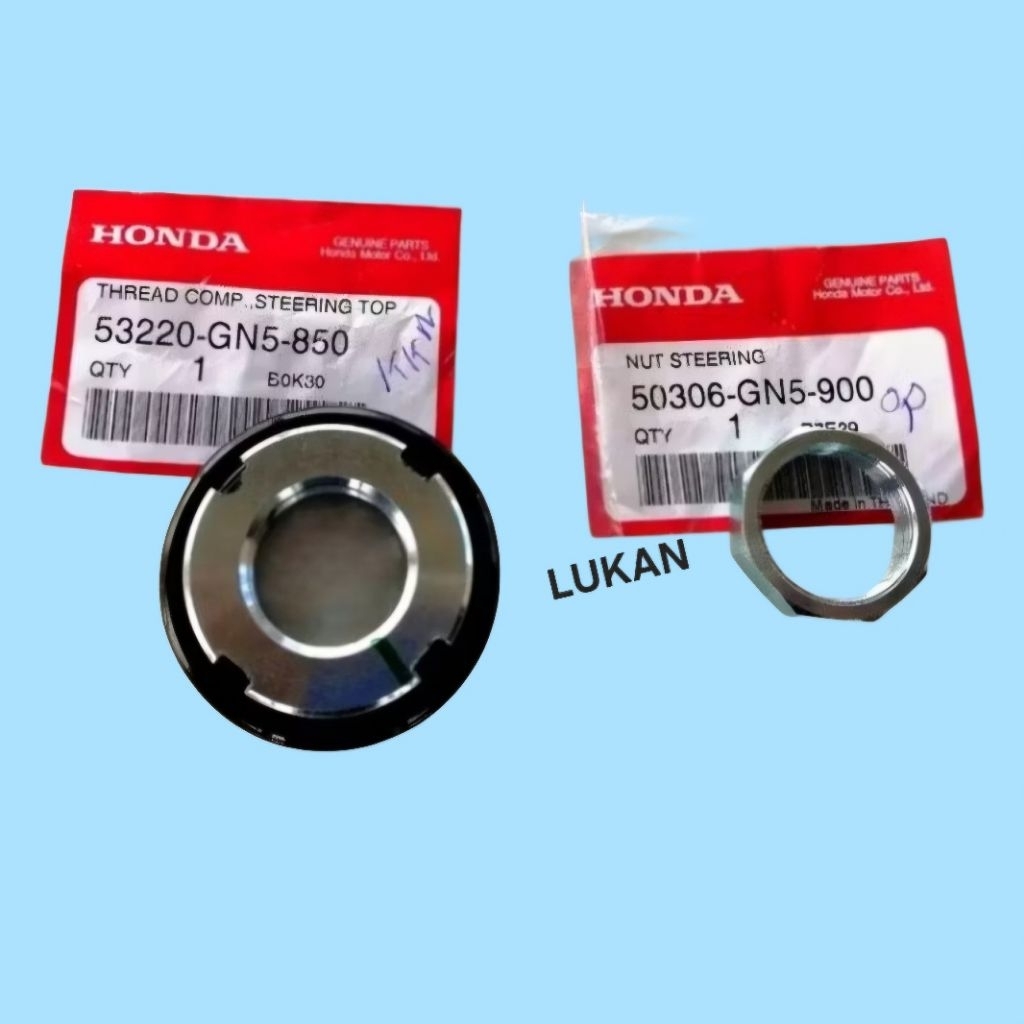 Bộ ốc tán cổ, chảng ba tay lái DREAM, WAVE, FUTURE... zin Honda Thái 50306-GN5-900, 53220-GN5-850 - Ảnh 5