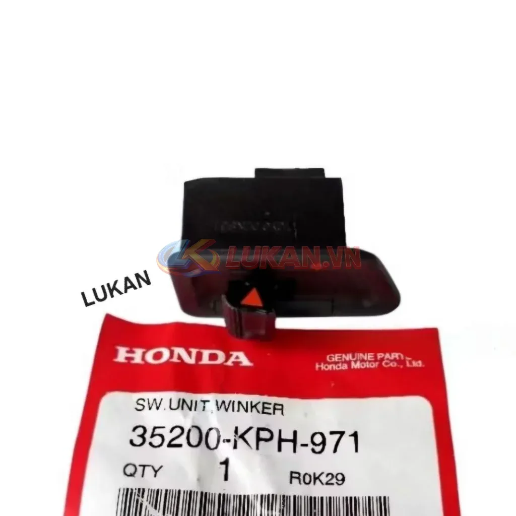 Nút công tắc đèn xi nhan WAVE, FUTURE 1, NEO 125... zin Honda Thái 35200-KPH-971 - Ảnh 2