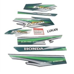 Bộ tem dán xe Super DREAM Việt đời đầu xanh lá