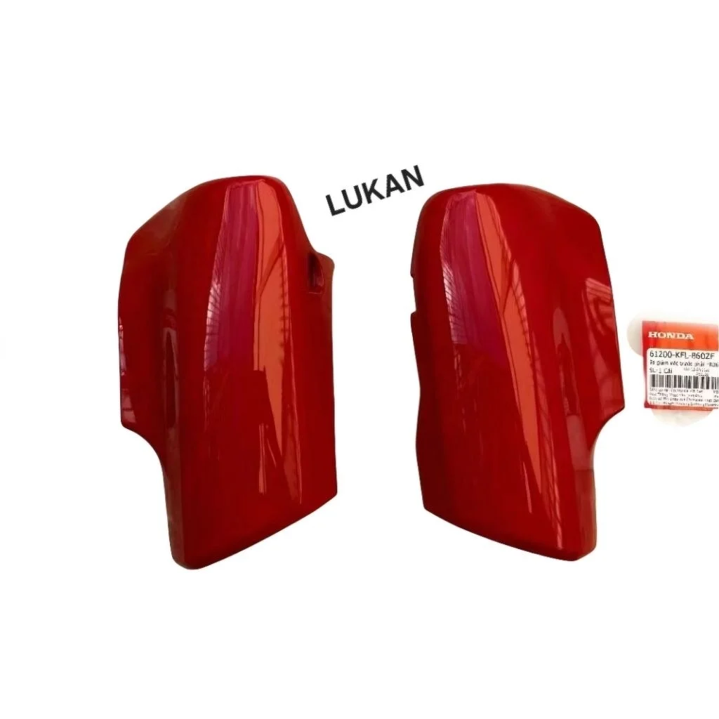 Cặp nhựa ốp vai, võ phuộc trước WAVE ALPHA đời đầu Đỏ zin 61200-KFL-860ZF