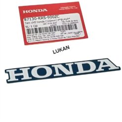 Tem chữ Honda nhựa bửng yếm 120mm WAVE ALPHA Xanh zin 87130-KRS-900ZC