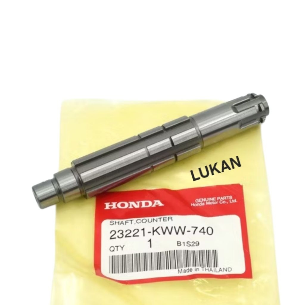 Trục cốt số, nhông tải WAVE S110, RSX, BLADE, A110.... zin Honda 23221-KWW-740 - Ảnh 5
