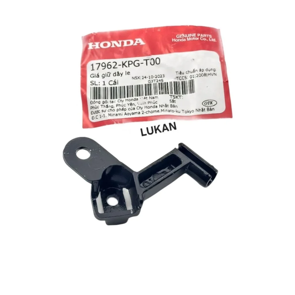 Pass đỡ dây kéo e, giữ le gió WAVE Thái, ALPHA, ZX, FUTURE... zin Honda 17962-KPG-T00 - Ảnh 4