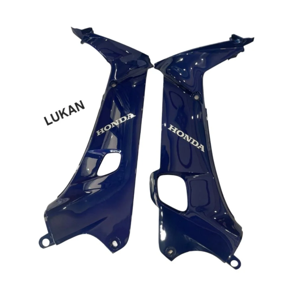 Cặp nhựa bửng cánh yếm trong WAVE ALPHA đời đầu Xanh mực zin Honda - Ảnh 4