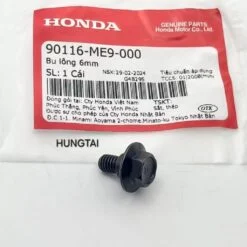 Ốc gắn hộp bao tử, lọc gió pô e WAVE, FUTURE... zin bu lông 6mm 90116-ME9-000