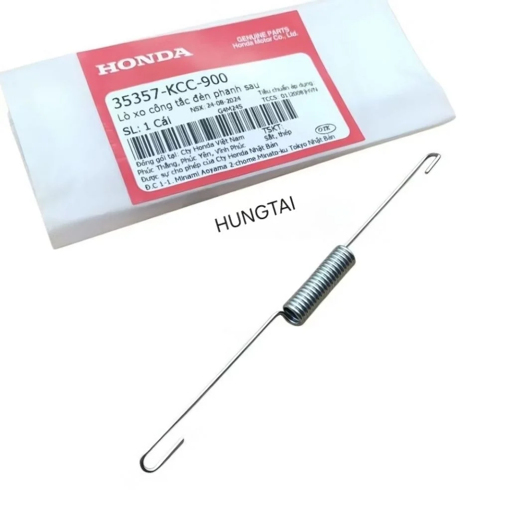 Lò xo stop đèn hậu, phanh WAVE S110, RSX, FUTURE 125.... zin 35357-KCC-900