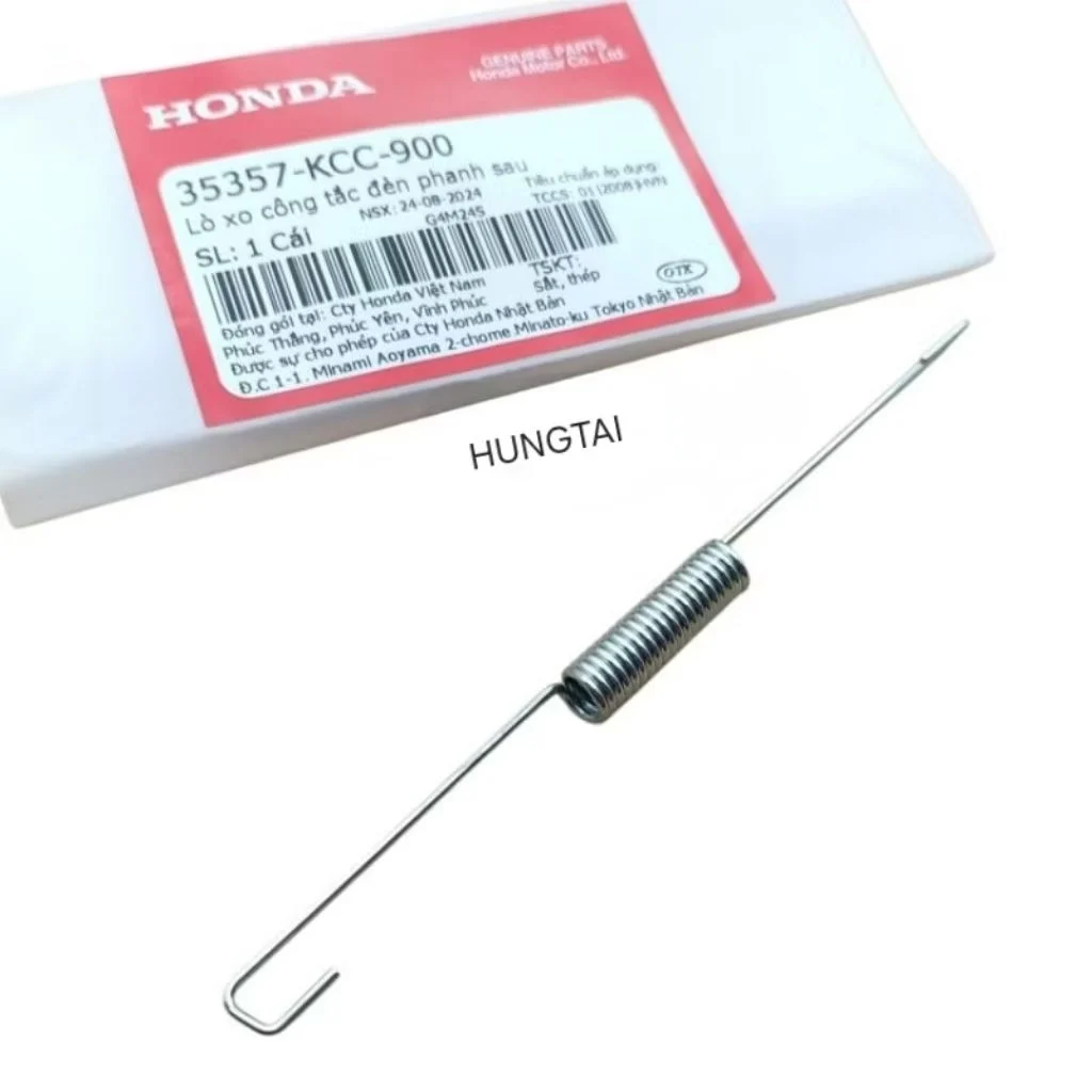 Lò xo stop đèn hậu, phanh WAVE S110, RSX, FUTURE 125.... zin 35357-KCC-900 - Ảnh 3