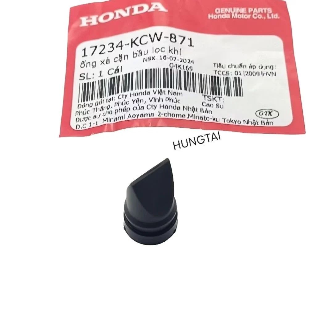 Ống cao su xã cặn đen, lọc gió WAVE A, RS, S100, RSX, FUTURE 125.... bao tử zin 17234-KWC-871 - Ảnh 3