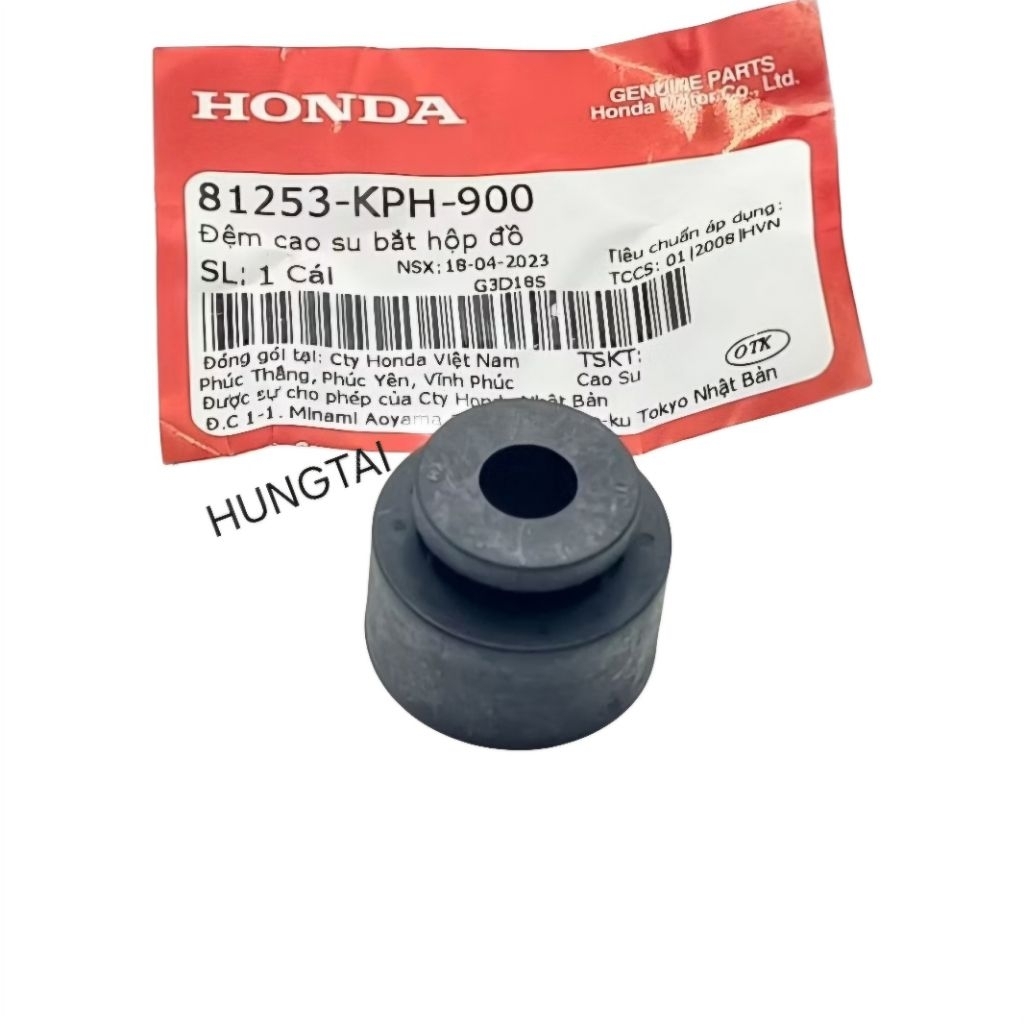 Đệm cao su hộp nhựa đồ nghề WAVE, FUTURE 125... cốp hành lý zin 81253-KPH-900 - Ảnh 3