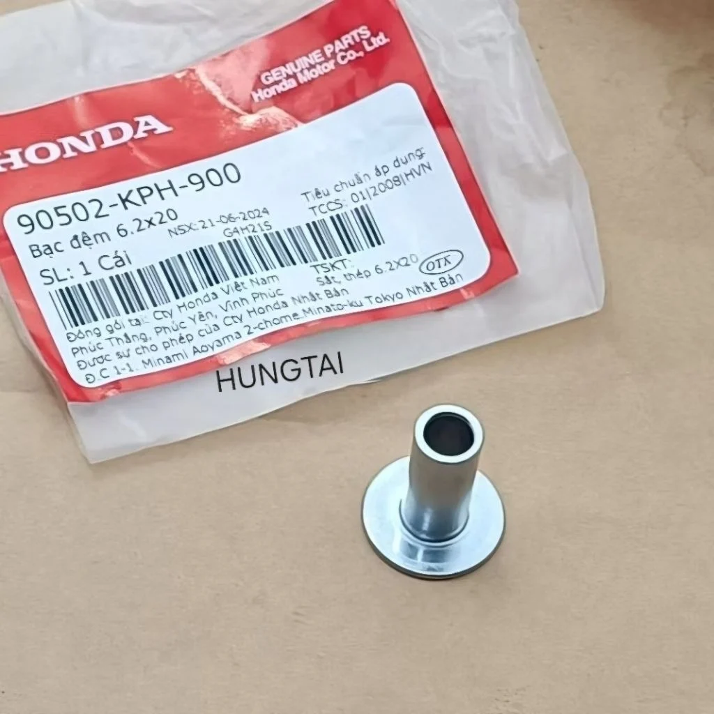 Bạc, khâu ống đệm cốp đồ nghề WAVE, FUTURE 125... 6.2x20 hộp bình ắc quy zin 90502-KPH-900 - Ảnh 2