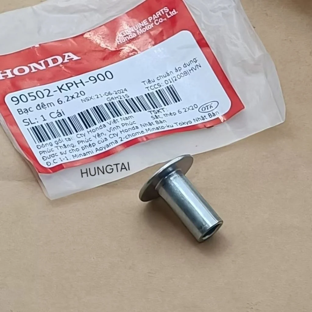 Bạc, khâu ống đệm cốp đồ nghề WAVE, FUTURE 125... 6.2x20 hộp bình ắc quy zin 90502-KPH-900 - Ảnh 3