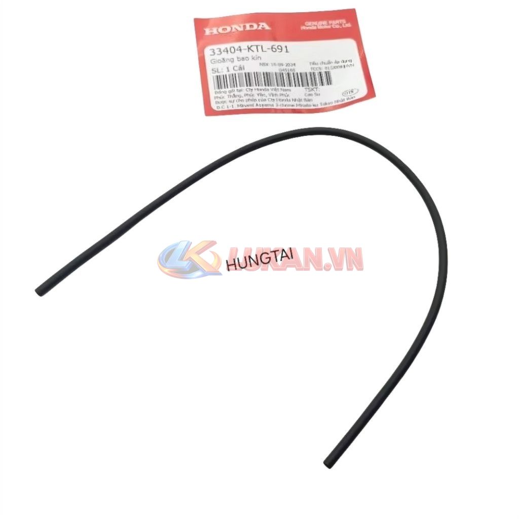 Sin, ron cao su nắp chụp võ đèn xi nhan WAVE A, RS, S100... zin 33404-KTL-691 - Ảnh 4