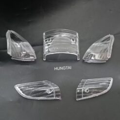 Bộ 5 nắp võ xi nhan, đèn hậu WAVE Thái, ALPHA, ZX.... trắng trong suốt