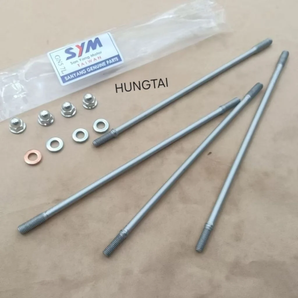 Bộ 4 cây đũa đầu, bù rong DREAM Thái, CUB, 67... lòng sắt chính hãng SYM