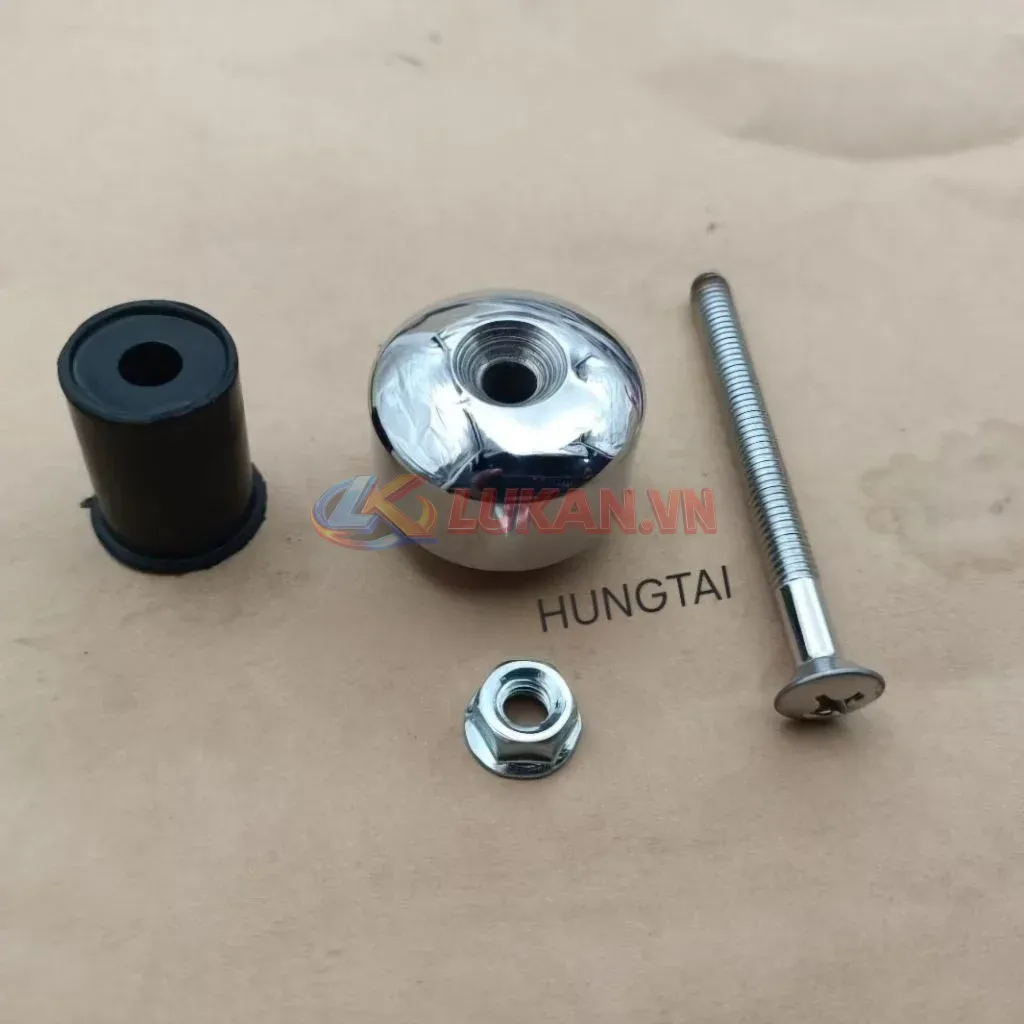 Cặp gù bao tay lái inox, đen DREAM, WAVE, FUTURE... chính hãng Sym - Ảnh 3