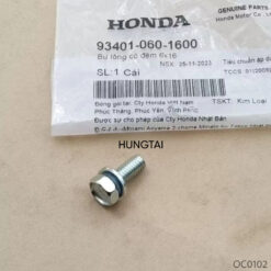 Ốc, bu lông bắt thùng bình xăng lớn xe DREAM 6x16 zin Honda 93401-060-1600