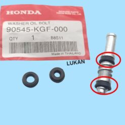 2 sin cao su, phốt ti ben cùm dầu phanh WAVE S110, RSX, FUTURE 125.... zin