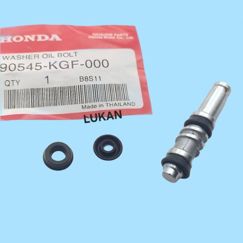 2 sin cao su, phốt ti ben cùm dầu phanh WAVE S110, RSX, FUTURE 125.... zin - Ảnh 2