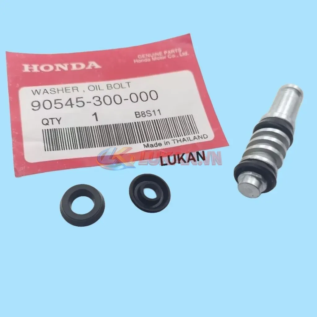 2 sin cao su, phốt ti ben cùm dầu phanh WAVE Thái, RS, ZX, FUTURE 1, 2, NEO 125.... zin 90545-300-000 - Ảnh 2