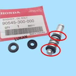 2 sin cao su, phốt ti ben cùm dầu phanh WAVE Thái, RS, ZX, FUTURE 1, 2, NEO 125.... zin 90545-300-000