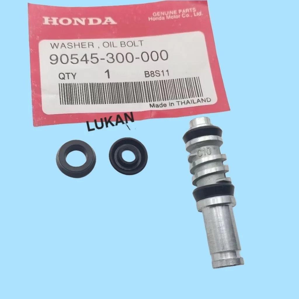2 sin cao su, phốt ti ben cùm dầu phanh WAVE Thái, RS, ZX, FUTURE 1, 2, NEO 125.... zin 90545-300-000 - Ảnh 4