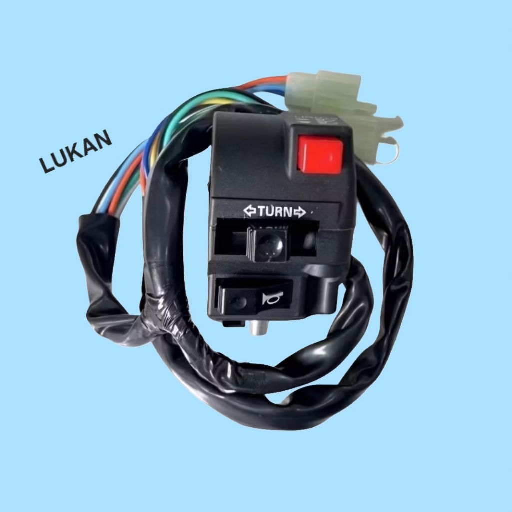 Cặp cùm, nút công tắc điện xe WAVE Thái, ALPHA, ZX.... hàng đẹp - Ảnh 2