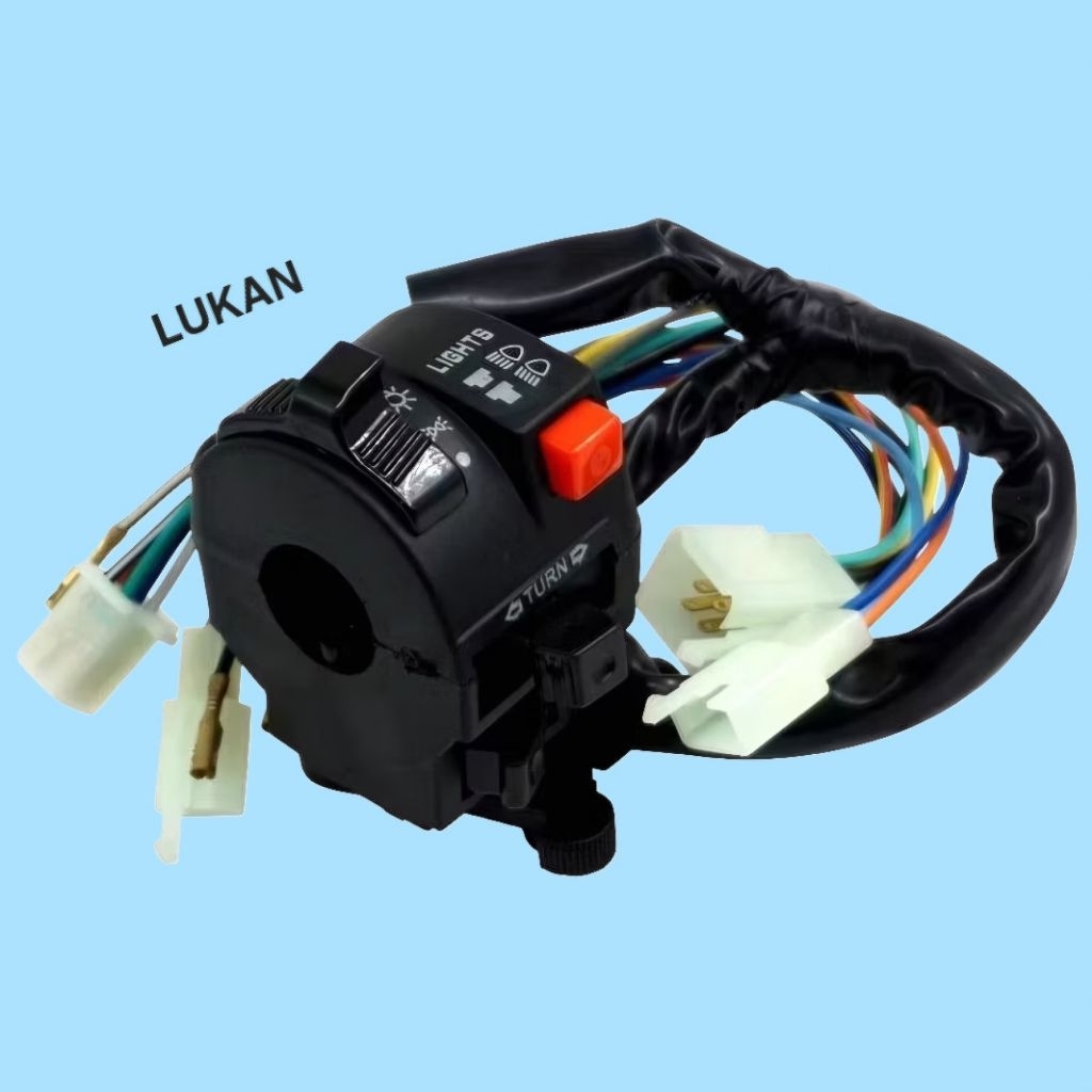 Cặp cùm, nút công tắc điện xe WAVE Thái, ALPHA, ZX.... hàng đẹp - Ảnh 4