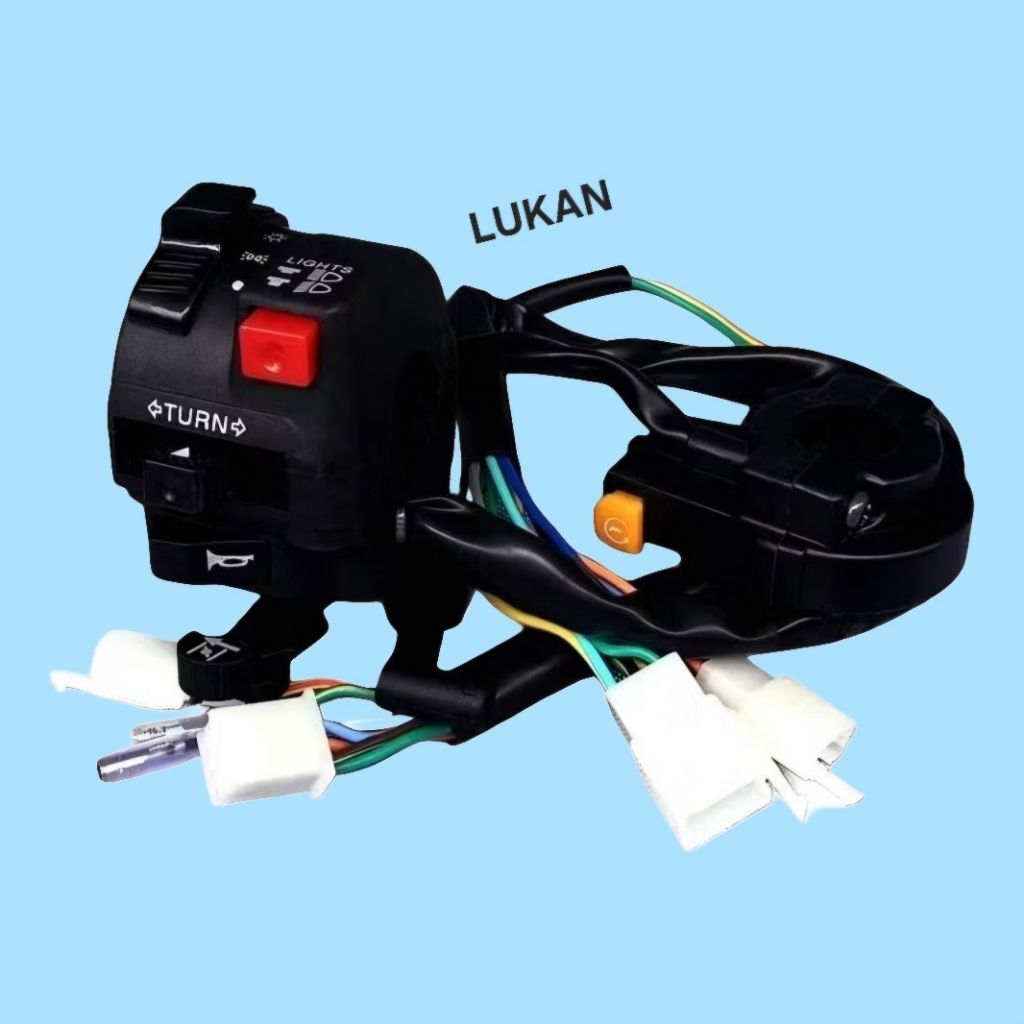 Cặp cùm, nút công tắc điện xe WAVE Thái, ALPHA, ZX.... hàng đẹp - Ảnh 5
