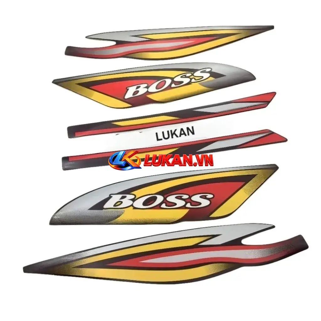 Bộ tem vàng xe DREAM BOSS cao cấp