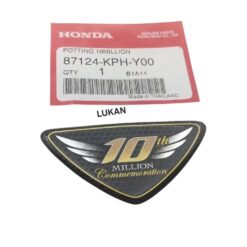 Tem 10 MILLION dán nhựa mặt nạ trước xe WAVE Thái 125 zin Honda 87124-KPH-Y00