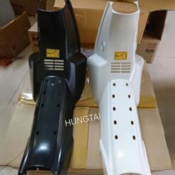 Nhựa bững yếm cắt, lườn giữa xe DREAM 2 màu trắng, đen loại dày