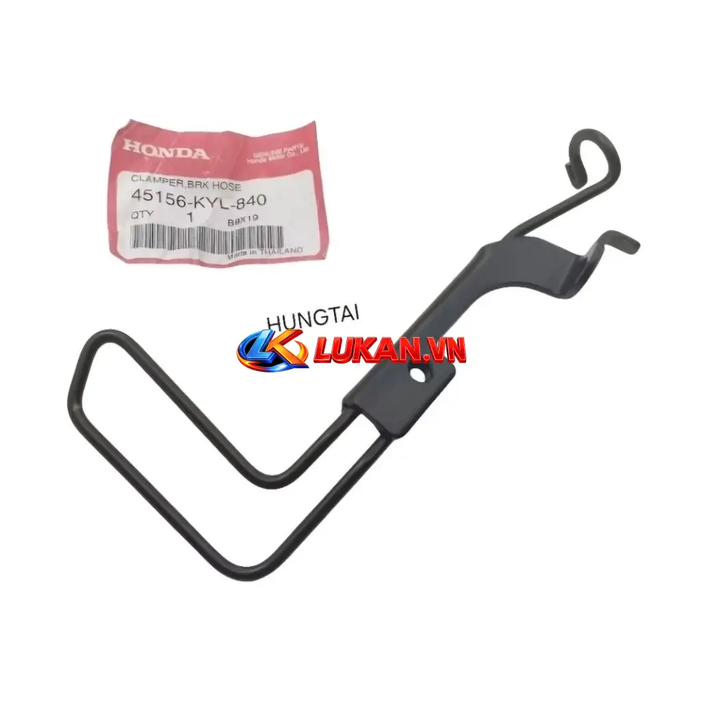 Pass kẹp giữ dây dầu phanh, thắng xe WAVE Thái 125... zin 45156-KYL-840